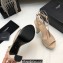 Saint Laurent Heel 13.5cm Platform 4cm jodie Sandals Patent Beige 2023