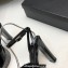 Saint Laurent Heel 13.5cm Platform 4cm jodie Sandals Patent Black 2023