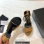 Saint Laurent Heel 13.5cm Platform 4cm jodie Sandals Suede Brown 2023