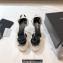 Saint Laurent Heel 13.5cm Platform 4cm jodie Sandals Rose Creamy 2023
