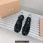 Miu Miu Heel Patent leather slingback pumps with metal lettering logo Black 2023
