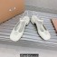 Miu Miu Heel Patent leather slingback pumps with metal lettering logo White 2023