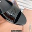 Miu Miu Heel Patent leather Mules with perforated logo Black 2023