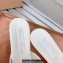 Miu Miu Heel Patent leather Mules with perforated logo White 2023