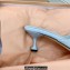 Miu Miu Heel Patent leather Mules with perforated logo Blue 2023