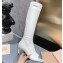 Miu Miu Heel 5cm Stretch leather boots White 2023