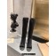 Miu Miu Heel 5cm Stretch leather boots Suede Black 2023