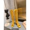 Miu Miu Heel 5cm Stretch leather boots Suede Yellow 2023