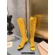 Miu Miu Heel 5cm Stretch leather boots Suede Yellow 2023