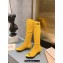 Miu Miu Heel 5cm Stretch leather boots Suede Yellow 2023