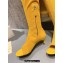 Miu Miu Heel 5cm Stretch leather boots Suede Yellow 2023