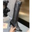 Miu Miu Heel 5cm Stretch leather boots Black 2023
