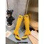 Miu Miu Heel 5cm Stretch leather thong boots Suede Yellow 2023