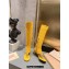 Miu Miu Heel 5cm Stretch leather thong boots Suede Yellow 2023