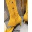 Miu Miu Heel 5cm Stretch leather thong boots Suede Yellow 2023