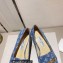 Jimmy Choo Heel 5cm Diamond Talura Loafers Denim JC Monogram with Chain 2023