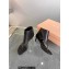 Miu Miu Heel 4.5cm leather thong booties Black 2023