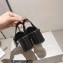 Jimmy Choo Heel 5cm Diamond Talura Soft Patent Leather Sling Back Pumps Black with Chain 2023
