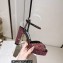 Jimmy Choo Heel 11cm Platform 2cm Sacaria PF Sandals Black/Pink with Crystals 2023