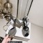 Jimmy Choo Heel 11cm Platform 2cm Sacaria PF Sandals Black/Silver with Crystals 2023