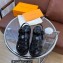 Louis Vuitton Heel 5cm LV Archlight Flat Sandals Patent calf leather Black 2023