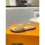 Louis Vuitton Raffia Flat Mules Silver 2023