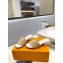Louis Vuitton Heel 4cm Raffia Mules White 2023