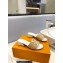 Louis Vuitton Heel 4cm Raffia Mules White 2023