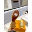 Louis Vuitton Heel 4cm Raffia Mules Gold 2023