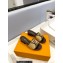 Louis Vuitton Heel 4cm Raffia Mules Coffee 2023