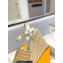 Louis Vuitton Heel 10cm Platform 6cm Raffia Starboard Wedge Espadrille Sandals Silver 2023