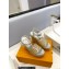 Louis Vuitton Heel 10cm Platform 6cm Raffia Starboard Wedge Espadrille Sandals Silver 2023