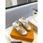 Louis Vuitton Heel 10cm Platform 6cm Raffia Starboard Wedge Espadrille Sandals White 2023