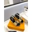 Louis Vuitton Heel 10cm Platform 6cm Raffia Starboard Wedge Espadrille Sandals Black 2023