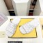 Fendi Cloud rubber Women/Men Slides with the embossed FF motifs White 2023