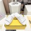 Fendi Cloud rubber Women/Men Slides with the embossed FF motifs White 2023
