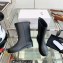Celine Logo Rain Boots Black 2023