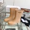 Celine Logo Rain Boots Apricot 2023