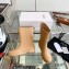 Celine Logo Rain Boots Apricot 2023
