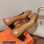 Hermes Heel 5cm Delicate pumps in calfskin Brown 2023