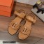 Hermes Feliz sandals in Nappa leather Brown 2023