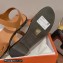 Hermes Feliz sandals in Nappa leather Brown 2023