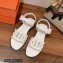 Hermes Feliz sandals in Nappa leather White 2023