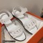 Hermes Feliz sandals in Nappa leather White 2023