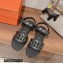 Hermes Feliz sandals in Nappa leather Black 2023