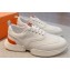Hermes mesh pique and calfskin Giga Men's sneakers White 2023