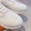 Hermes mesh pique and calfskin Giga Men's sneakers White 2023