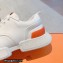 Hermes mesh pique and calfskin Giga Men's sneakers White 2023