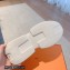 Hermes mesh pique and calfskin Giga Men's sneakers White 2023