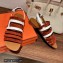 Hermes Ephese sandals in calfskin Brown/White 2023